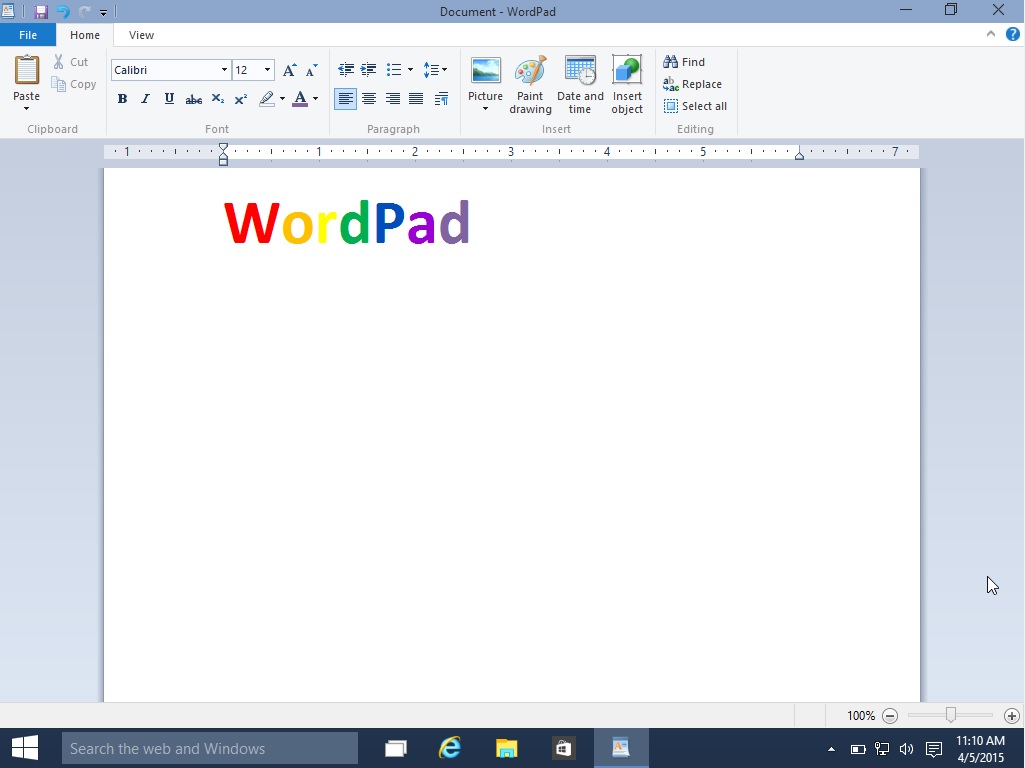 Wordpad Command Line Options